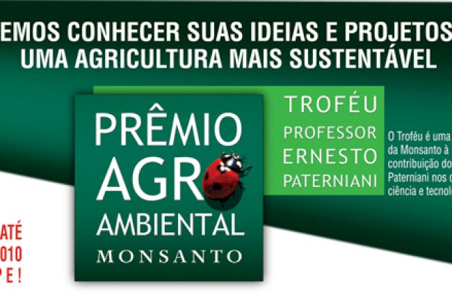 2ª edição do Prêmio Agroambiental Monsanto
