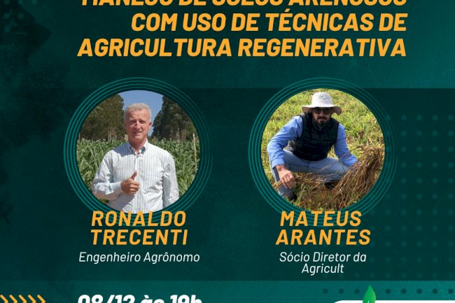 GAAS oferece treinamento em manejo regenerativo de solos arenosos