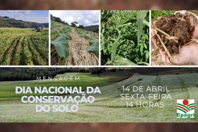 Epagri realiza nesta sexta, 14, evento on-line para marcar Dia da Conservação do Solo