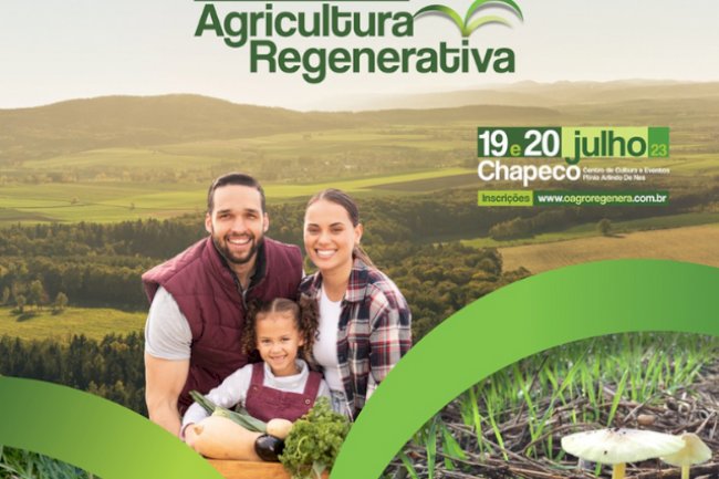 Inscrições abertas para o I Encontro Catarinense de Agricultura Regenerativa