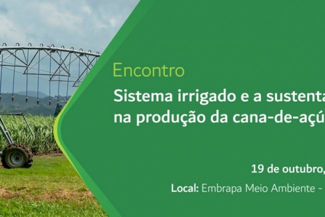 Embrapa e GIFC discutem sistema irrigado e sustentabilidade da cana-de-açúcar