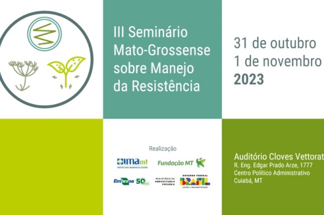 Seminário Mato-grossense sobre manejo de resistência abre inscrições