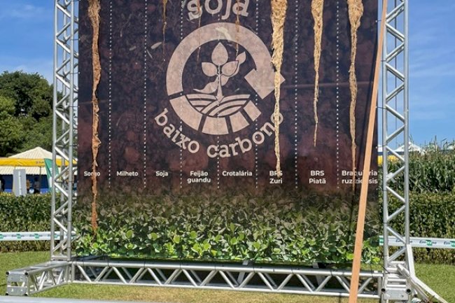 Soja Baixo Carbono é destaque na Vitrine da Embrapa no Show Rural