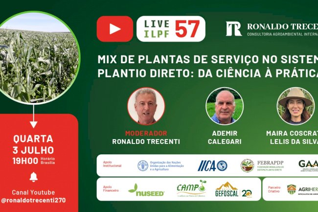 Live: Mix de Plantas de Cobertura para o Sistema Plantio Direto
