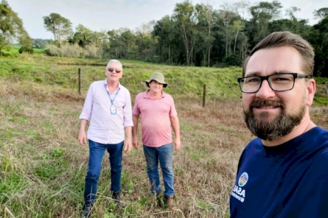 Agricultores de Porto Lucena são orientados sobre sistemas de irrigação