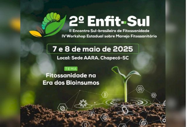 Prazo para inscrição no II Encontro Sul-Brasileiro de Fitossanidade é prorrogado