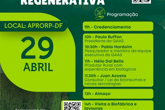 Circuito Agricultura Regenerativa aborda eficiência e lucratividade no campo