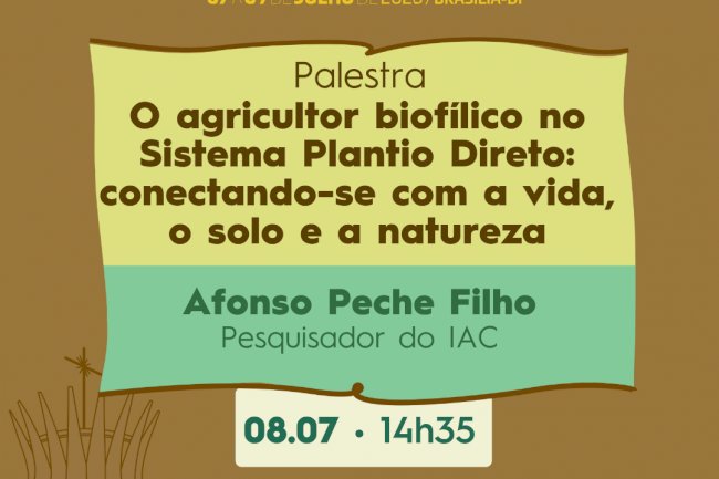 O agricultor biofílico no Sistema Plantio Direto: conectando-se com a vida, o solo e a natureza