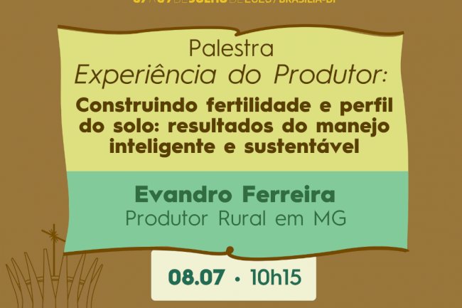 Construindo fertilidade e perfil do solo com manejo inteligente