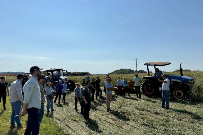 UTFPR realiza tardes de campo sobre plantio direto orgânico e plantas de cobertura