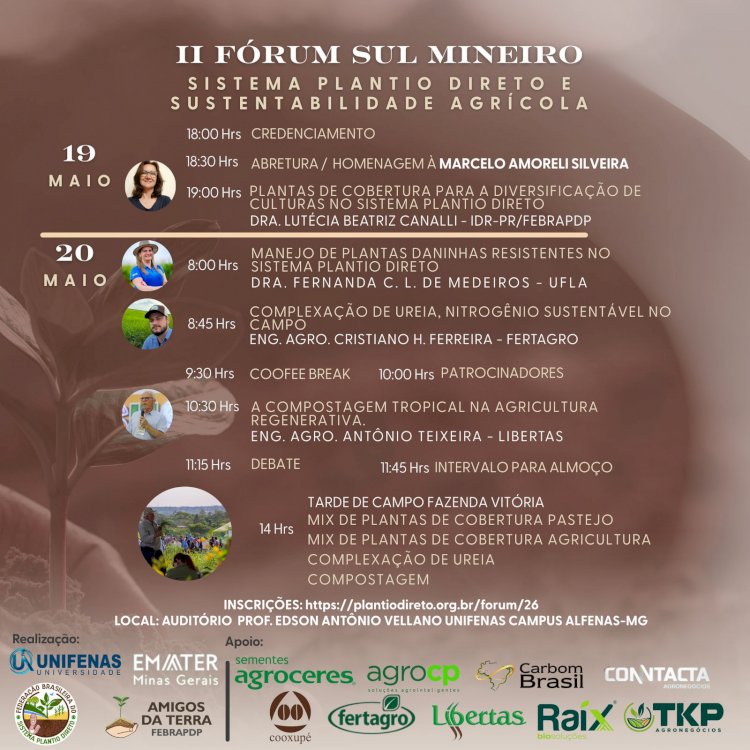 II Fórum Sul Mineiro coloca em foco a agricultura sustentável com SPD