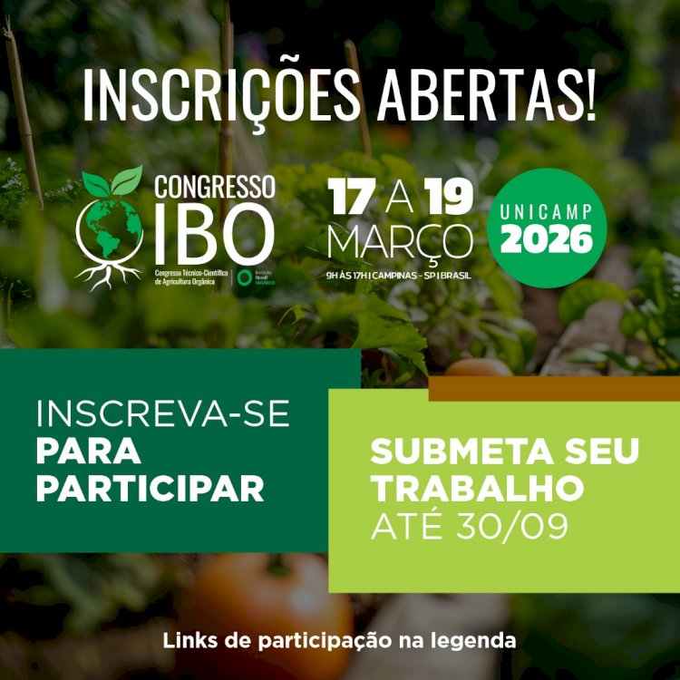1º Congresso Técnico-Científico de Agricultura Orgânica