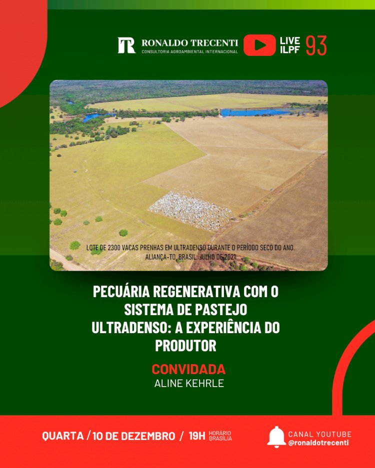 Pecuária Regenerativa com o Sistema de Pastejo Ultradenso