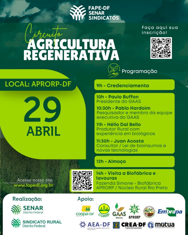 Circuito Agricultura Regenerativa aborda eficiência e lucratividade no campo