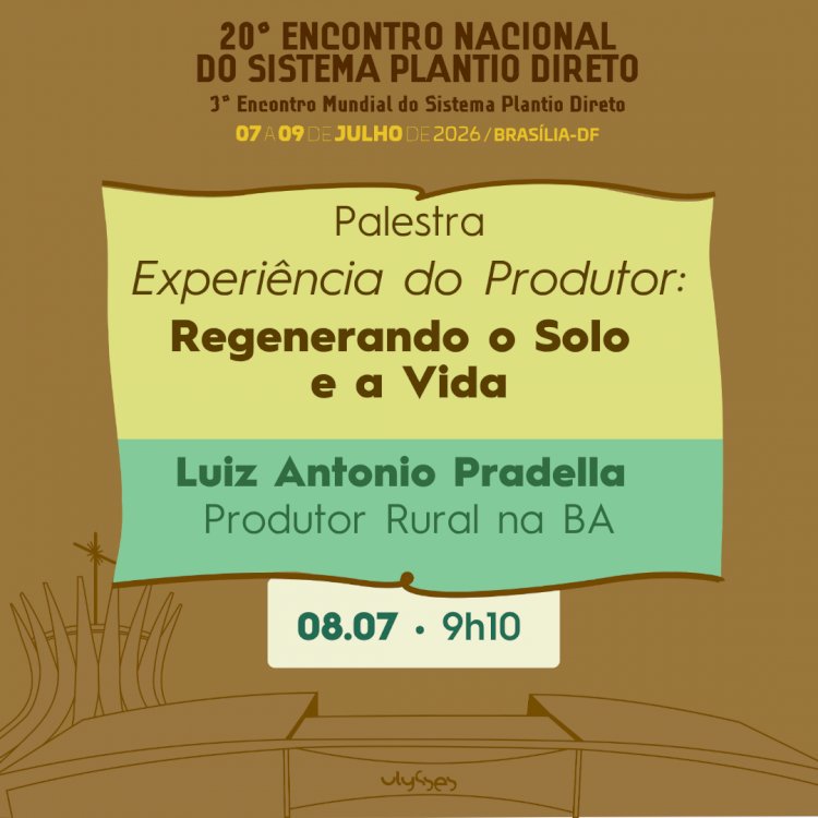 Experiência do Produtor: inovação em consórcios de culturas para regeneração do solo