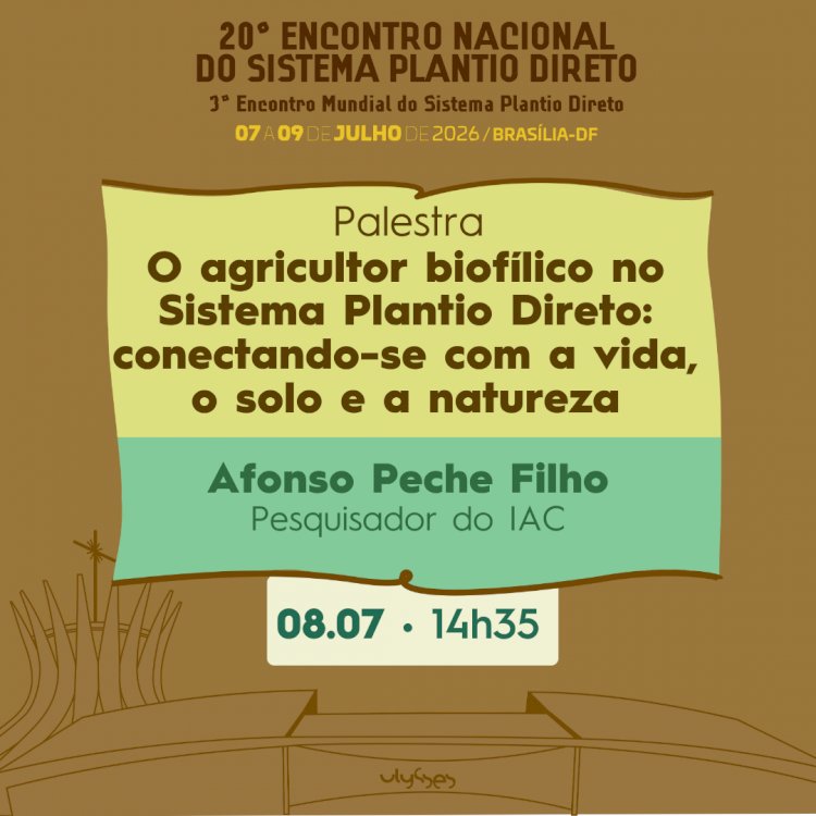 O agricultor biofílico no Sistema Plantio Direto: conectando-se com a vida, o solo e a natureza