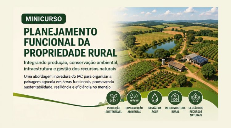 Minicurso no IAC aborda propriedade como um sistema vivo
