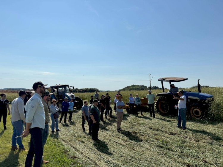UTFPR realiza tardes de campo sobre plantio direto orgânico e plantas de cobertura